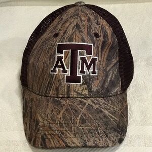 Captivating Headgear Texas A&M Adjustable SnapBack Camou Mesh Ball Cap